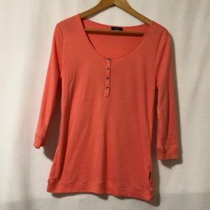 Calvin Klein Jeans orange women shirt size medium